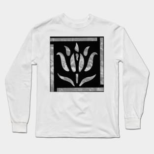 Clipart Black-White Long Sleeve T-Shirt